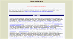 Desktop Screenshot of joergschroth.de